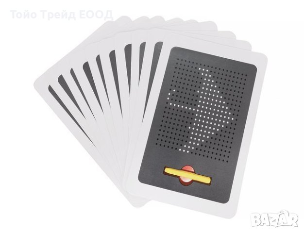 ДЪСКА + МАГНИТНИ ТОПЧЕТА + ПИСАЛКА С МАГНИТ, снимка 4 - Образователни игри - 42831034