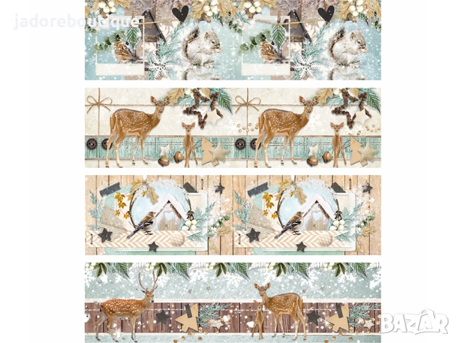 Studio Light Коледни термосвиваеми етикети (шринк ръкави) за ръчна изработка различни видове , снимка 3 - Други - 52502537