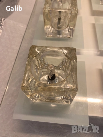 Таванна лампа LED 9 светлини, квадратна, стъклена Wofi 992010060000, снимка 3 - Лампи за таван - 52579347