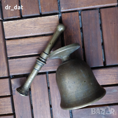 Бронзово/месингово хаванче, снимка 4 - Антикварни и старинни предмети - 54006240