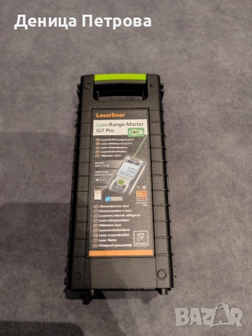 Лазерна ролетка Laserliner Master Gi7 Pro, зелен лъч, снимка 3 - Измервателни инструменти - 52267374