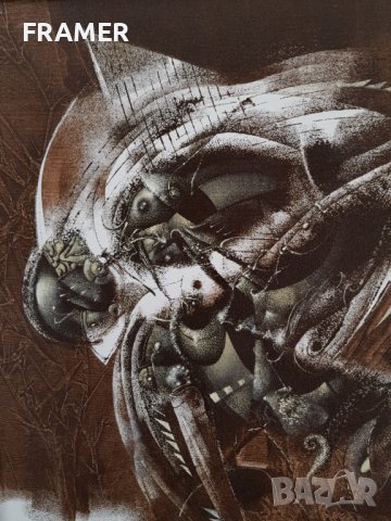 Николай Алексиев Окото на дракона 2021г. картина с маслени бои, снимка 3 - Картини - 37979501