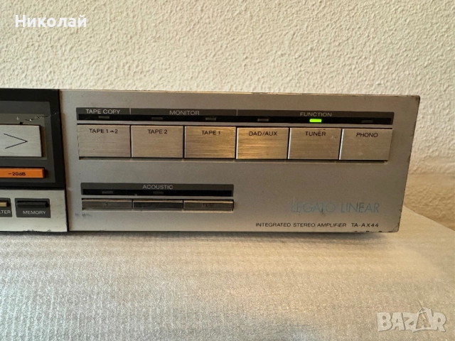 SONY TA-AX44 СТЕРЕО УСИЛВАТЕЛ, снимка 4 - Ресийвъри, усилватели, смесителни пултове - 51502025