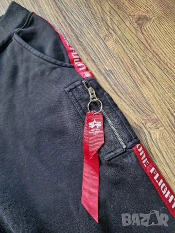 Страхотно мъжко спортно долнище ALPHA INDUSTRIES размер L, снимка 4 - Спортни дрехи, екипи - 51907619