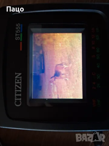 /Vintage/Citizen ST555 Black Pocket Color LCD TV 2.2"/Тестван