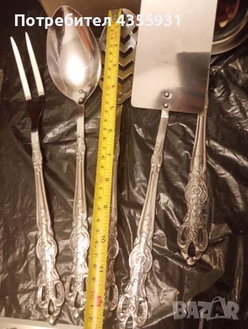 Неупотребяван Стар немски Набор стари прибори старинни немски прибори хранене , снимка 5 - Антикварни и старинни предмети - 51218328