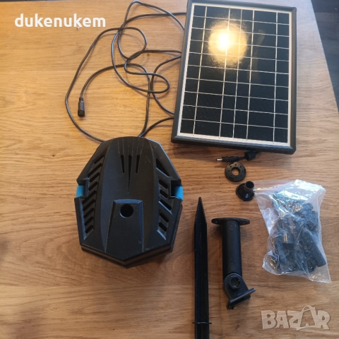 Соларен филтър с помпа Biling 8W и батерия 3600 mAh, 405 L/h, снимка 8 - Друга електроника - 52750386