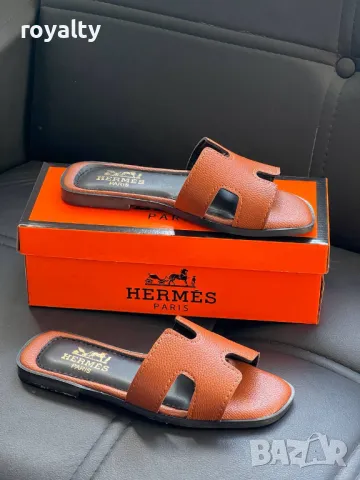 Hermes дамски чехли Различни цветове , снимка 6 - Чехли - 49349841