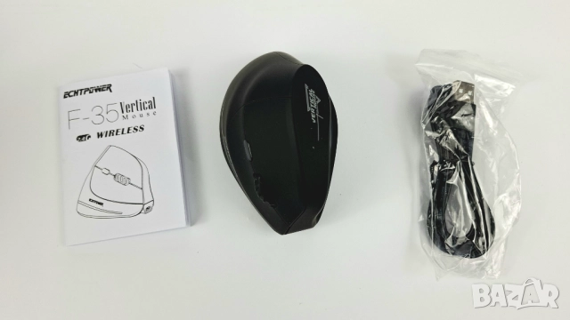 НОВА Ергономична Вертикална Безжична Мишка ECHTPOWER F-35, снимка 4 - Клавиатури и мишки - 52923373