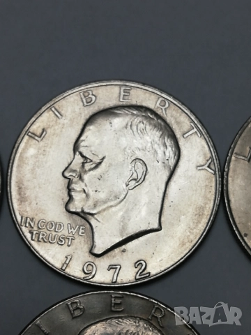 6 бр. 1 долар Айзенхауер-1971,72,74,76,77,78 г., снимка 4 - Нумизматика и бонистика - 52587624