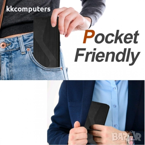 Кожен калъф-портфейл с Протектор за Xiaomi Redmi 15 5G/ 4G | Удароустойчив PU+TPU, Стойка, Магнитно , снимка 11 - Калъфи, кейсове - 51995252