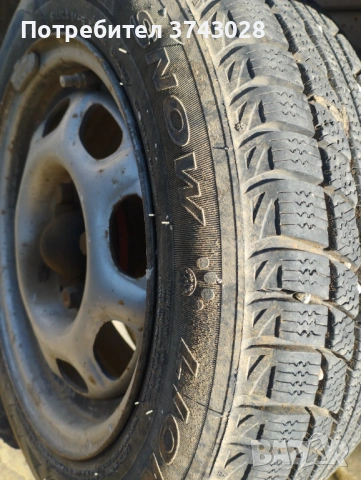 Продавам гуми с джанти 155/70R13, снимка 3 - Гуми и джанти - 54305907