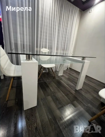 Стъклена маса , снимка 3 - Маси - 54197153