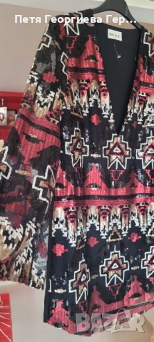 Официална рокля с пайети размер S , снимка 9 - Рокли - 52636566
