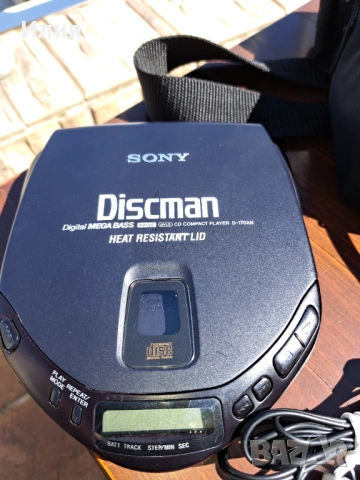 DISCMAN SONY CD COMPACT PLAYER D170AN, снимка 2 - Ресийвъри, усилватели, смесителни пултове - 51777496