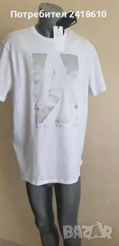 Armani Exchange A/X Organic Cotton Mens Size XL НОВО! ОРИГИНАЛ! Мъжка Тениска!, снимка 2 - Тениски - 51471501
