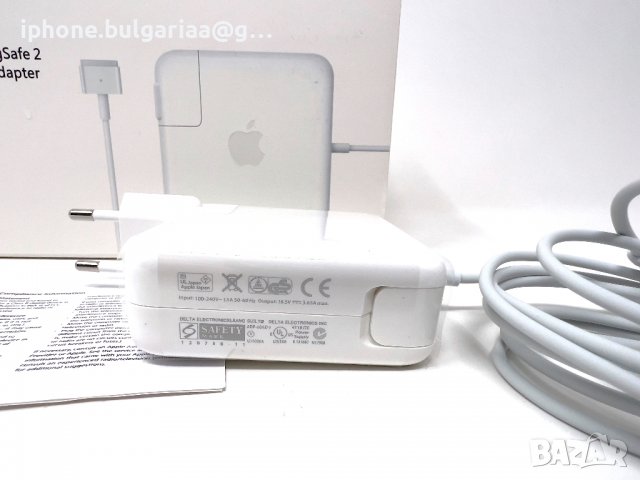  Зарядно за Apple MacBook Air, Pro 60W и 85W Magsafe 1,2 Макбук, снимка 3 - Кабели и адаптери - 37119199