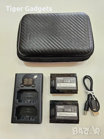 NZBS NP-FZ100 2×2280mAh батерии + двоен LCD заряден комплект за Sony Alpha и FX