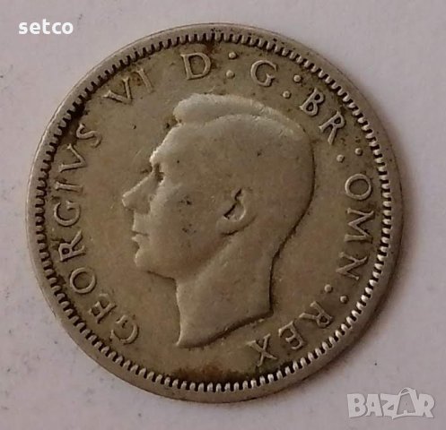 Великобритания 6 пенса 1937 с98, снимка 2 - Нумизматика и бонистика - 35179977
