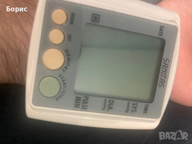 Апарат за кръвно за китка Sanitas, отличен, снимка 4 - Друга електроника - 54226979