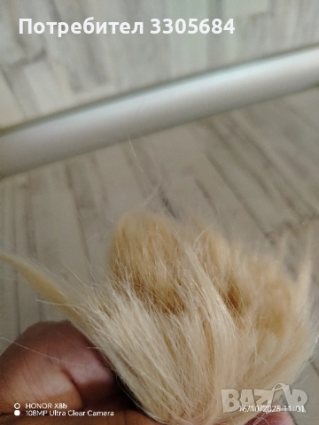 естествена сурова коса 65см.100гр, снимка 3 - Аксесоари за коса - 52316981