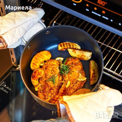 Индукционна тенджера 5.7л , Съд за готвене във фурна и на котлон , MSMK Cooking Pot 5.7 L, снимка 3 - Съдове за готвене - 39661514