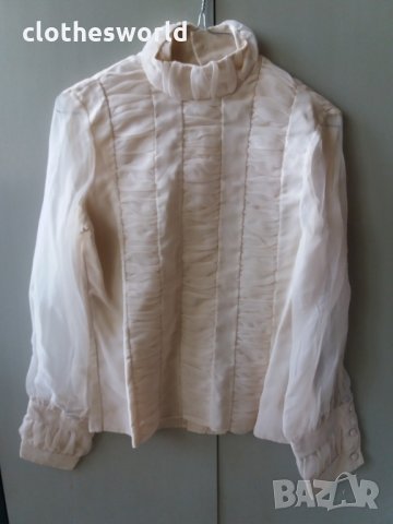 Автентична дамска ретро стил риза Edith Hart, снимка 7 - Ризи - 11690952