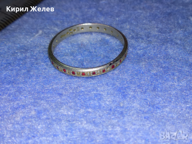 НЕЖЕН СКЪПОЦЕНЕН РУБИНЕН ПРЪСТЕН СРЕБРО 925 На ПАНДОРА с МАРКИРОВКИ За НАТУРАЛЕН РУБИН КАМЪНИ 43769, снимка 6 - Пръстени - 44664477