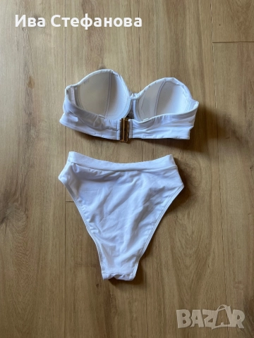 Нов кукленски бял елегантен бански комплект твърда чашка Bali Collection , снимка 2 - Бански костюми - 51627321