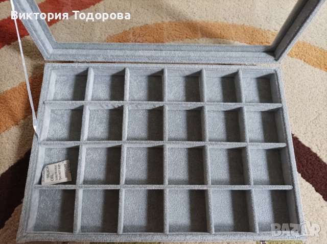 Кутия, органайзер за 24 бр. джобни часовници, снимка 6 - Антикварни и старинни предмети - 40781144