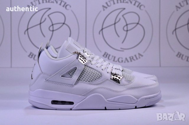 Nike Jordan Retro 4 PSG, Pure Money, Black Canvas, снимка 7 - Спортни обувки - 39215036