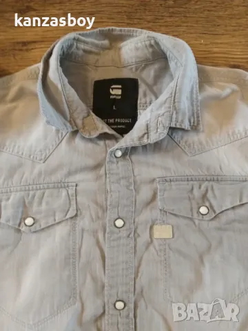 g-star - мъжка дънкова риза Л 