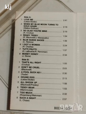 Аудио касета с албум на Elvis Presley , снимка 2 - Аудио касети - 47656802