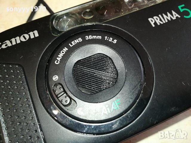 CANON PRIMA 5-ВНОС FRANCE 1802241620, снимка 11 - Фотоапарати - 44353879
