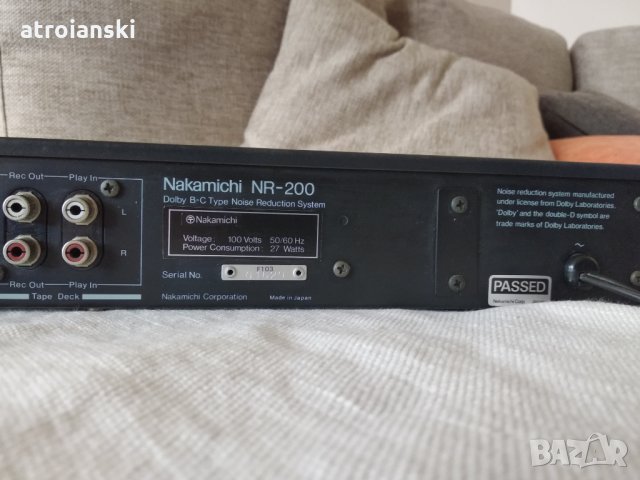 Nakamichi NR-200 Dolby B-C Type Noise Reduction System, снимка 9 - Други - 29639493