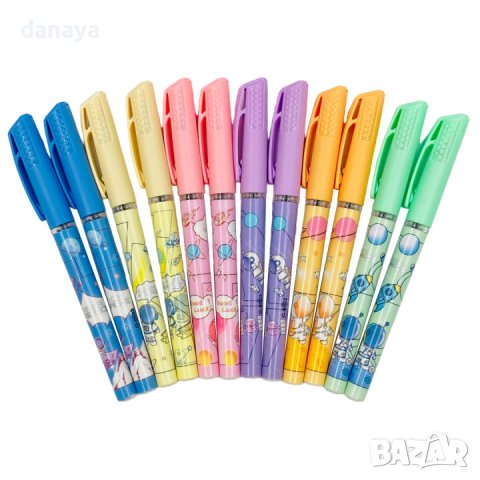 3930 Син химикал тънкописец Космонафт, снимка 3 - Ученически пособия, канцеларски материали - 42838193