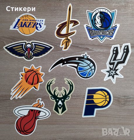 Стикери НБА NBA емблеми лога - 30 бр. общо Sticker , снимка 3 - Аксесоари и консумативи - 29729343
