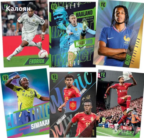 Албум за карти Panini FIFA Top Class 2025 Trading Cards (270 cards), снимка 4 - Колекции - 50408895