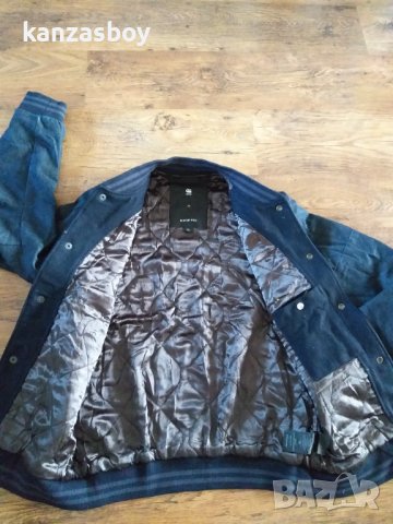 g-star rackam wool sports bomber - страхотно вълнено яке КАТО НОВО, снимка 10 - Якета - 42797568