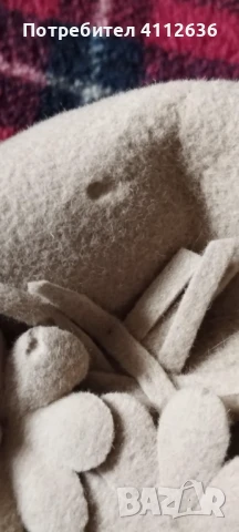 Дамска винтидж филцова шапка (със забележки), снимка 6 - Шапки - 50672773