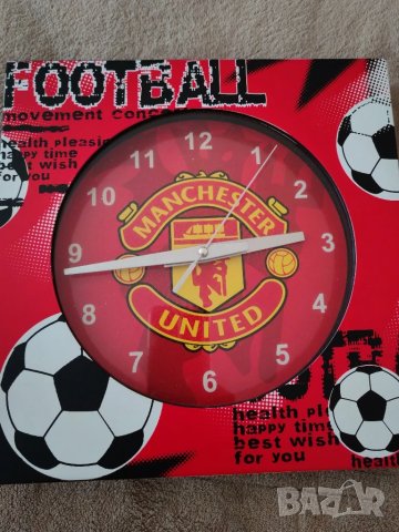 Стенен часовник MANCHESTER UNITED. , снимка 5 - Стенни часовници - 50737212