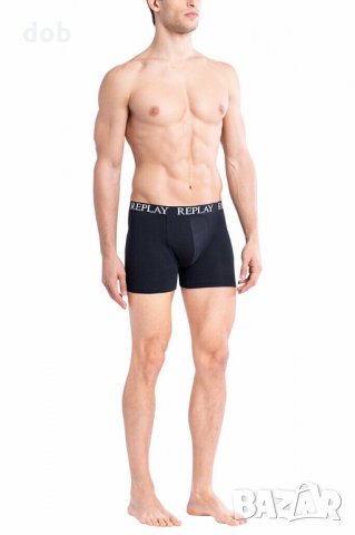 Мъжки боксерки Pack of 2 Replay Boxer Shorts, оригинал, снимка 3 - Бельо - 29654134