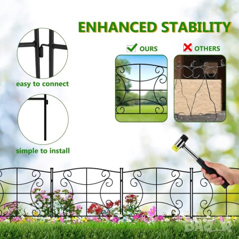 ПРОМОЦИЯ Декоративна метална ограда A-HW89013, снимка 4 - Огради и мрежи - 42493893