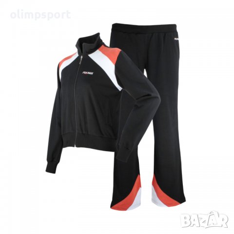 Спортен дълъг дамски екип с цип Spider  Подходящ за спорт и отдих Поло деколте 