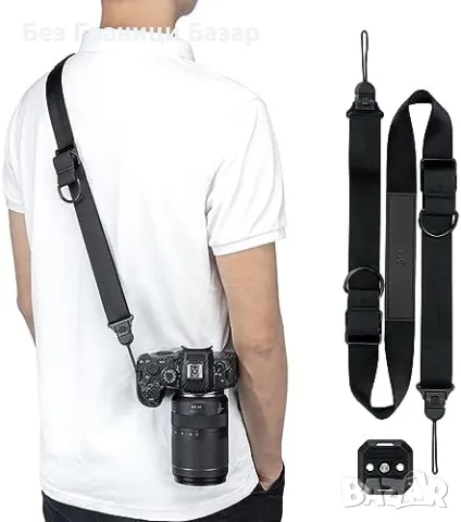 Нов Регулируем бързоосвобождаващ ремък за DSLR/Безогледални камери