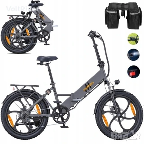 Сгъваемо електрическо колело HillMiles Mile 2 500W 36V 13Ah, снимка 4 - Велосипеди - 54248525