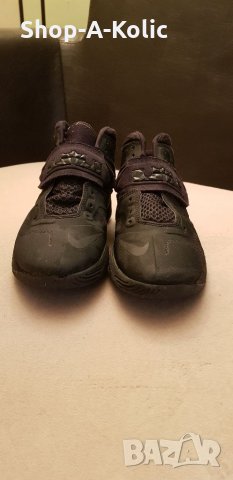 NIKE LeBron Zoom Soldier 7 Basketball Shoes Triple Black , снимка 5 - Детски маратонки - 35202360