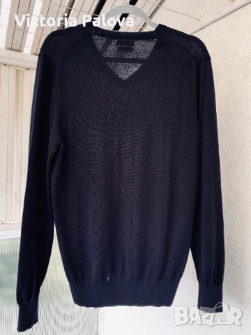Пуловер от тънък меринос GUTTERIDGE Италия, снимка 5 - Пуловери - 42620482