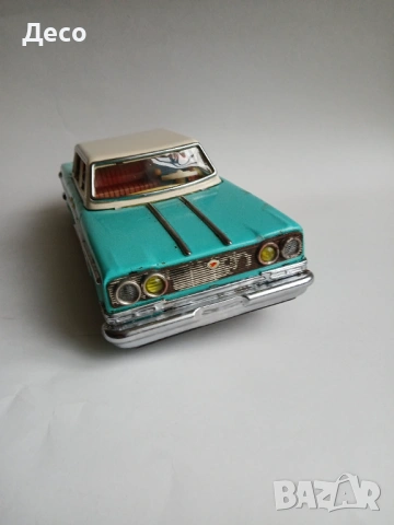 Стара ламаринена китайска играчка автомобил ME-728, снимка 2 - Колекции - 53961972