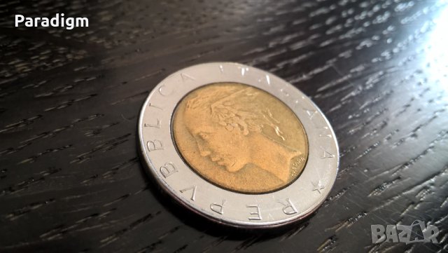 Монета - Италия - 500 лири | 1987г., снимка 2 - Нумизматика и бонистика - 31712214